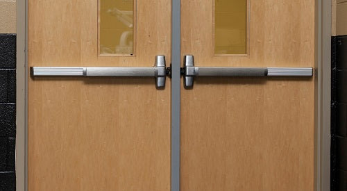 5 Types of Common Commercial Door Hardware for Double Doors