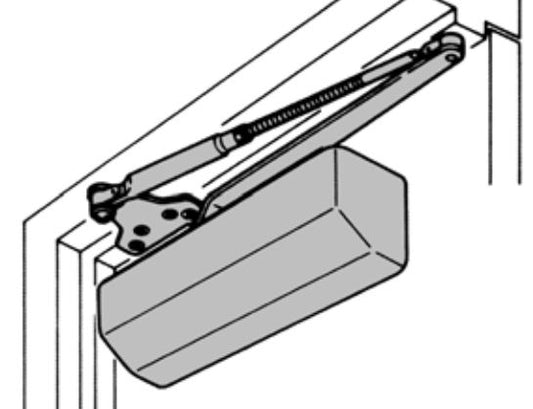What is a Commercial Door Closer Parallel Arm Bracket?