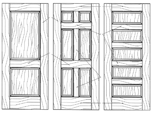 Stile and Rail Wood Door Designs